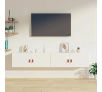 VIDAXL Armoires Murales Blanc