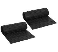 vidaXL : Assortiment de drainage alvéolé, 2 pièces, noir, 0,5 x 20 m, en HDPE