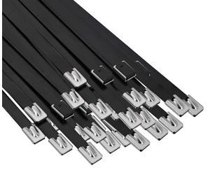 vidaXL, attaches-câbles, 250 pièces, 7,9 x 500 mm, noirs