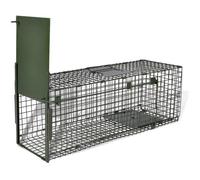 vidaXL Attrape à Animaux avec 1 Porte Piège d'animaux Cage Capture d'animaux