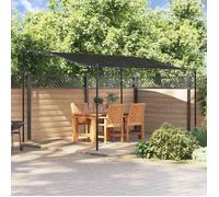 vidaXL Auvent anthracite 4x3 m 180 g/m² tissu et acier 362395