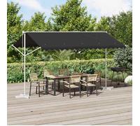 vidaXL Store autoportant 4 x 3 m en polyester, anthracite