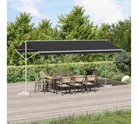 vidaXL Auvent autoportant Anthracite 5 x 3 m Polyester