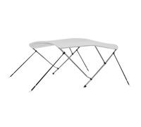 vidaXL 3-Bow Bimini Top blanc 183x180x137 cm
