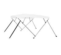 vidaXL Bimini 4 arceaux blanc 243x196x137 cm