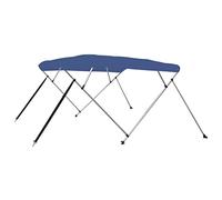 vidaXL Auvent Bimini à 4 arceaux Bleu 243x180x137 cm