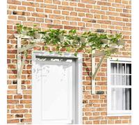 vidaXL Auvent de porte 150 x 100 x 100 cm en pin massif