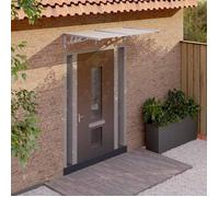 vidaXL Auvent de Porte, Auvent Marquise d'Entrée Résistante aux Intempéries, Auvent de Porche, Abri Protection contre la 153691