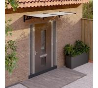 vidaXL Auvent de porte Polycarbonate