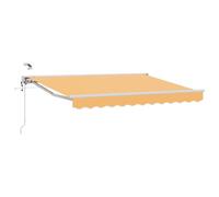 Auvent électrique rétractable vidaXL, couleur sable, 5 x 3 m