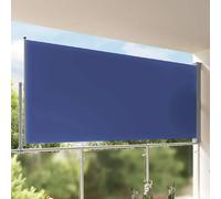 Tuinscherm uittrekbaar 160x300 cm blauw48350