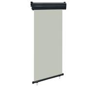 vidaXL Auvent latéral de balcon 105x250 cm Gris