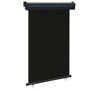 Vidaxl Auvent Latéral De Balcon 120x250 Cm Noir Multicolore