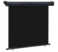 vidaXL Auvent latéral de Balcon 165x250 cm Noir