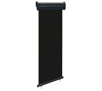 Vidaxl Auvent Latéral De Balcon 65x250 Cm Noir Noir