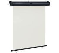 vidaXL Marquise latérale de balcon 145x250 cm Crème