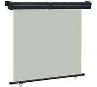 vidaXL Auvent Latéral de Balcon Pare-soleil Pare-brise de Balcon Patio Terrasse Extérieur Résistant aux UV et à l'Eau 48440 Gris G