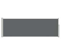 vidaXL Auvent latéral extensible, anthracite, 300 x 100 cm, polyester