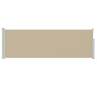 vidaXL Auvent latéral extensible beige 300 x 100 cm en polyester