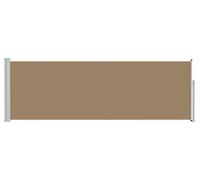 vidaXL Auvent latéral extensible, taupe, 300 x 100 cm, polyester