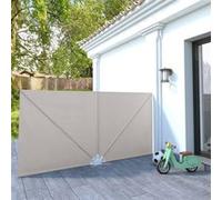 vidaXL Auvent latéral pliable 300 x 150 cm Crème