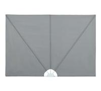 vidaXL Auvent latéral pliable de terrasse Gris 300 x 150 cm