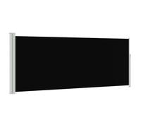 vidaXL Auvent latéral rétractable 117x314 cm Noir