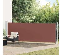 vidaXL Auvent latéral Rétractable 140x600 cm Marron