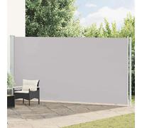 vidaXL Auvent latéral rétractable - 200x600 cm - Gris