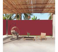 VidaXL Auvent latéral rétractable 220x1000 cm - Rouge