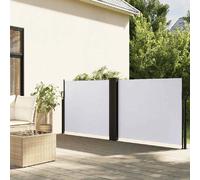 vidaXL Store latéral extensible blanc 120x1000 cm