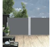 vidaXL Auvent latéral rétractable - Anthracite 140x1200 cm