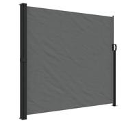 vidaXL Marquise latérale extensible Anthracite 180x600 cm
