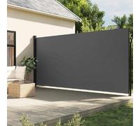 vidaXL Marquise latérale extensible Anthracite 200x500 cm