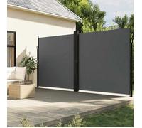 vidaXL Marquise latérale extensible Anthracite 200x600 cm