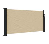 vidaXL Auvent latéral rétractable Beige 100x500 cm