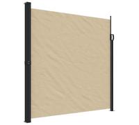 vidaXL Marquise latérale extensible Beige 200x300 cm