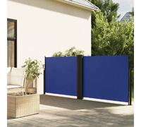 vidaXL Store latéral extensible bleu 120x1200 cm