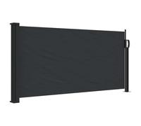 vidaXL Store latéral extensible noir 100x500 cm
