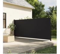 vidaXL Store latéral extensible noir 160x300 cm