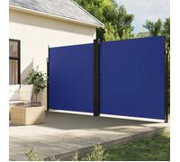 vidaXL Store latéral extensible bleu 220x1200 cm