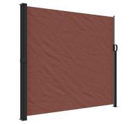 vidaXL Marquise latérale extensible brun 180x300 cm