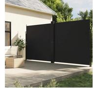 vidaXL Store latéral extensible noir 200x600 cm