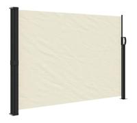 vidaXL Auvent latéral rétractable crème 140x300 cm
