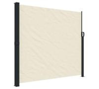 vidaXL Auvent latéral rétractable crème 180x300 cm