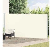 vidaXL Auvent latéral Rétractable Crème 200x600 cm