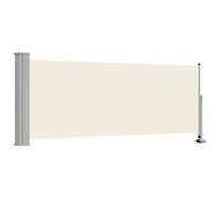 vidaXL Auvent latéral rétractable de Patio 100 x 300 cm Blanc cassé