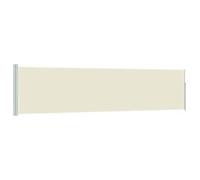 vidaXL Auvent latéral rétractable de Patio 120x500 cm Crème