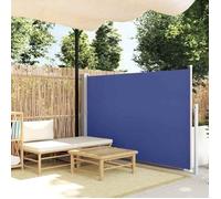 vidaXL Auvent latéral rétractable de patio 140x500 cm Bleu