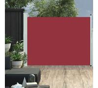 Vidaxl Auvent Latéral Rétractable De Patio 140x500 Cm Rouge Multicolore